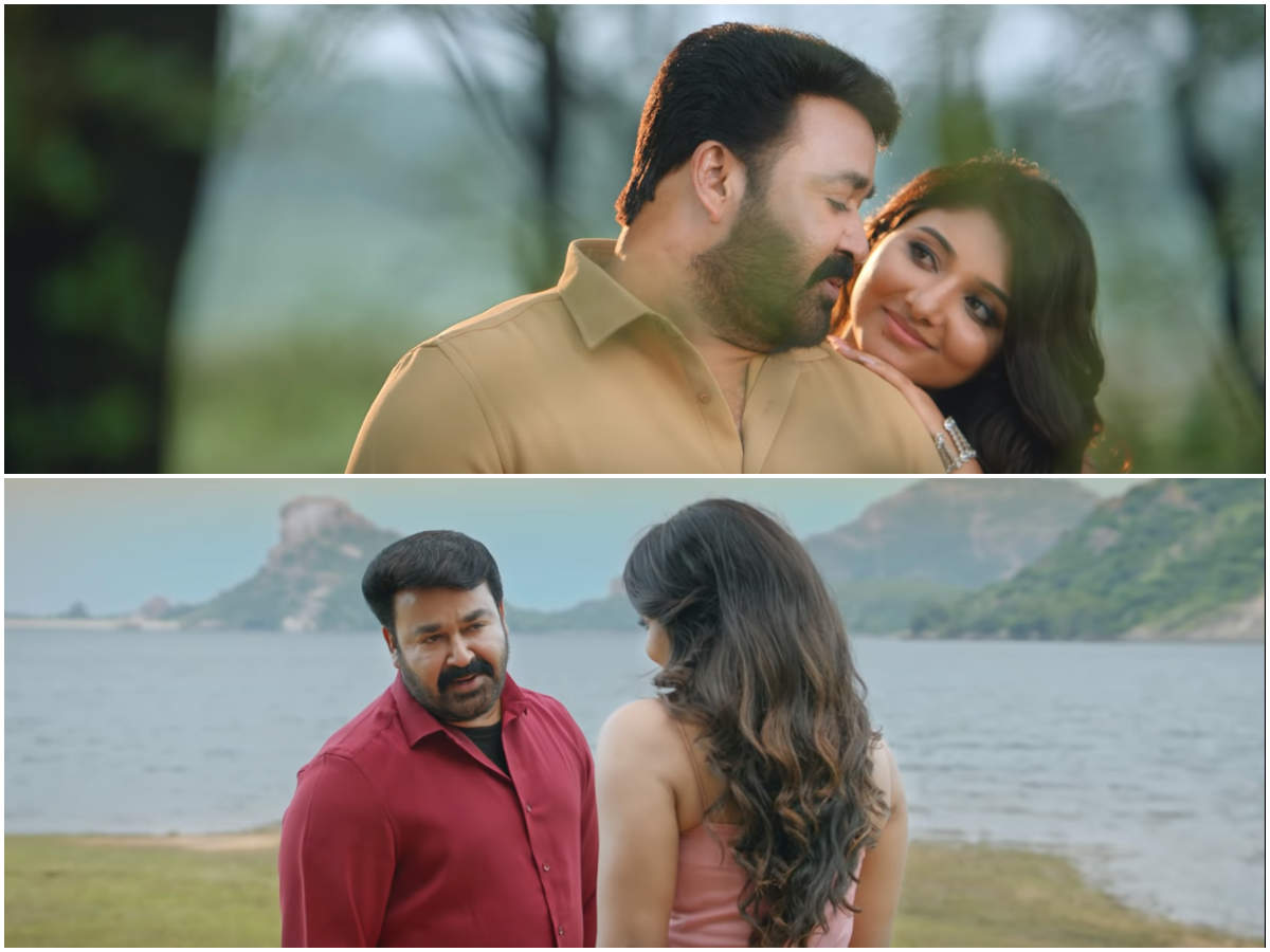 Mohanlal Mohanlal Romances Mirnaa Menon In Kando Kando Song From Big Brother Malayalam Movie News Times Of India