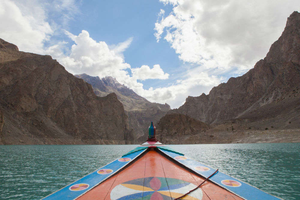 Attabad Lake in Pakistan is a stunning result of a natural disaster