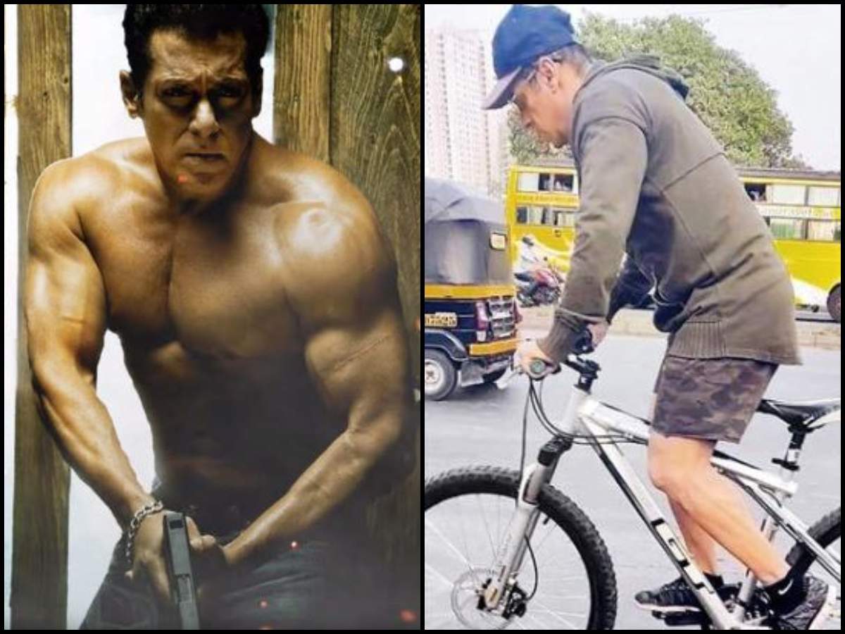 Image result for salman-khan prefers-cycle-to-travel-to-set