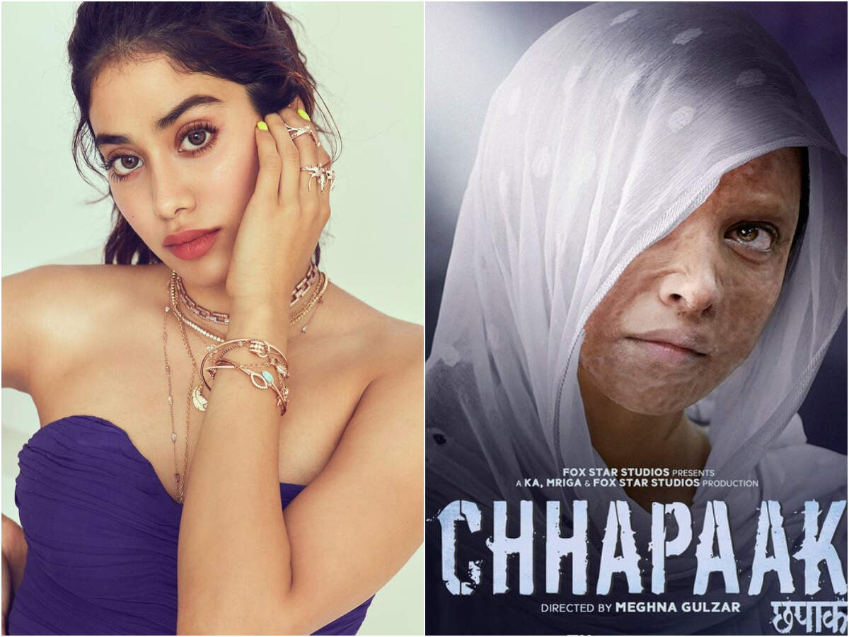 Janhvi Kapoor is all praise for Deepika Padukone's 'Chhapaak'; calls it 'brave, sensitive and soul-stirring' - Times of India