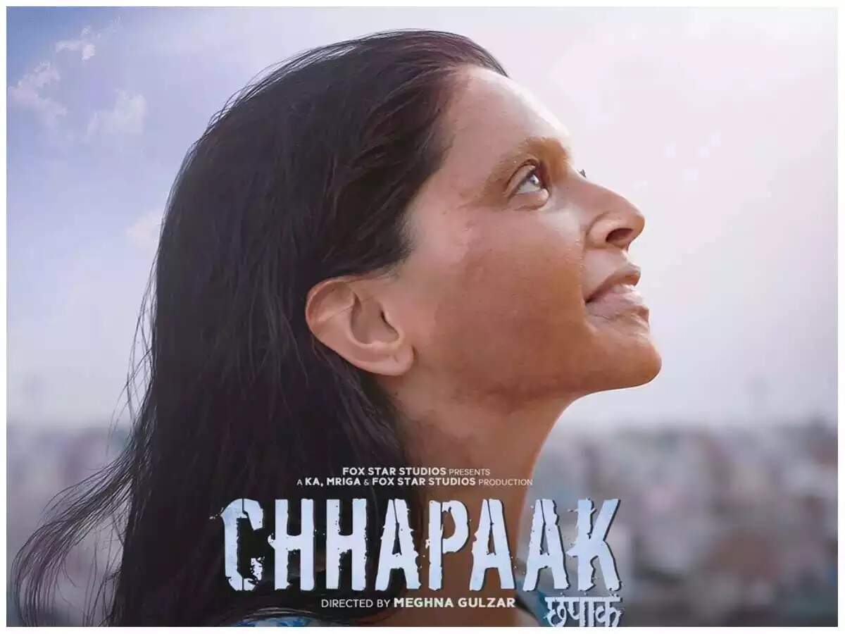 'Chhapaak' box office collection day 5: Deepika Padukone’s fails to allure the audience to the theatres; earns Rs 2.25 crore - Times of India