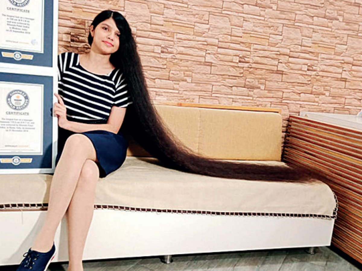 Rapunzel' grows 20cm hair in a year, retains Guinness crown! | Ahmedabad  News - Times of India