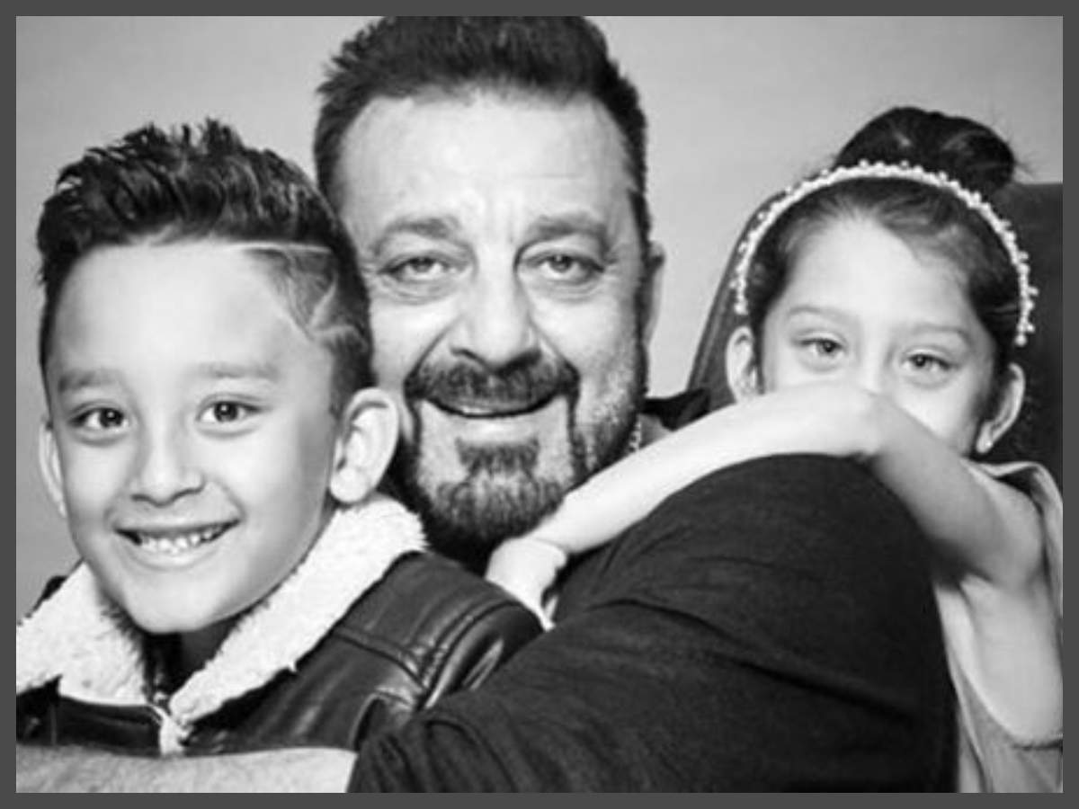 Sanjay Dutt All Proud As His Karate Kid Aces Full Split Hindi