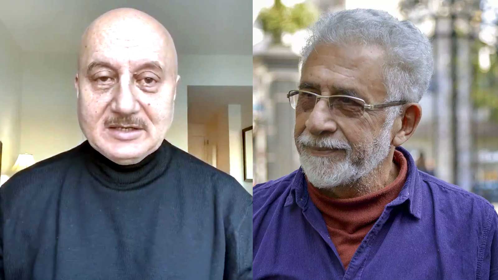 After Sycophant Clown Comment By Naseeruddin Shah Anupam Kher Hits Back Accusing Actor Of Using External Substance