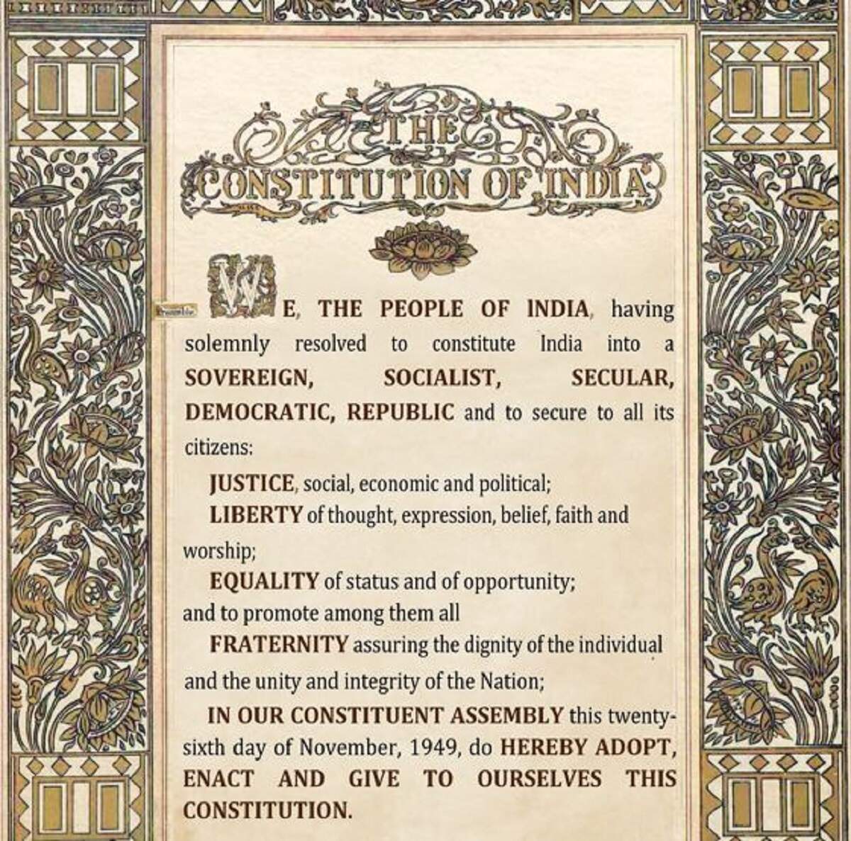 essay on constitution day of india