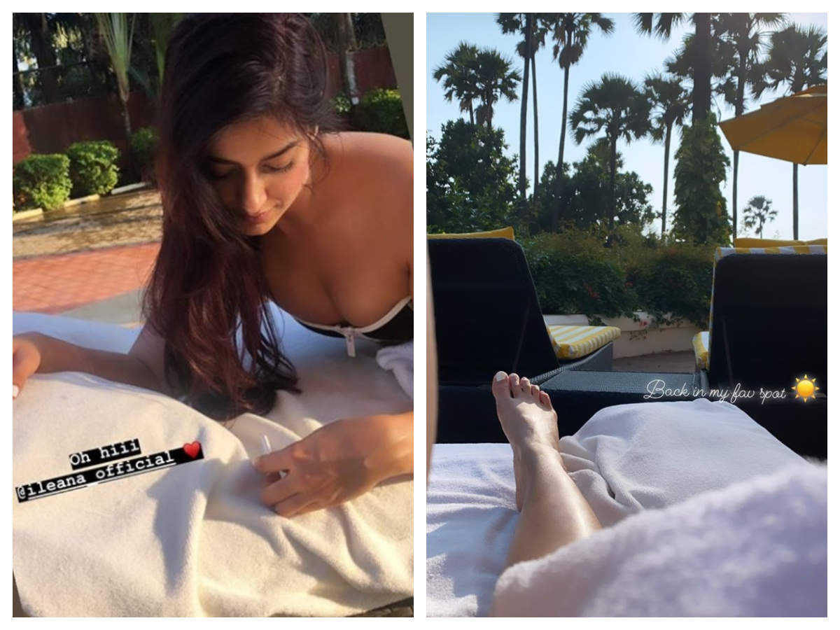 These Pictures Of Ileana D Cruz Soaking In The Sun Are Simply Unmissable Hindi Movie News Times Of India