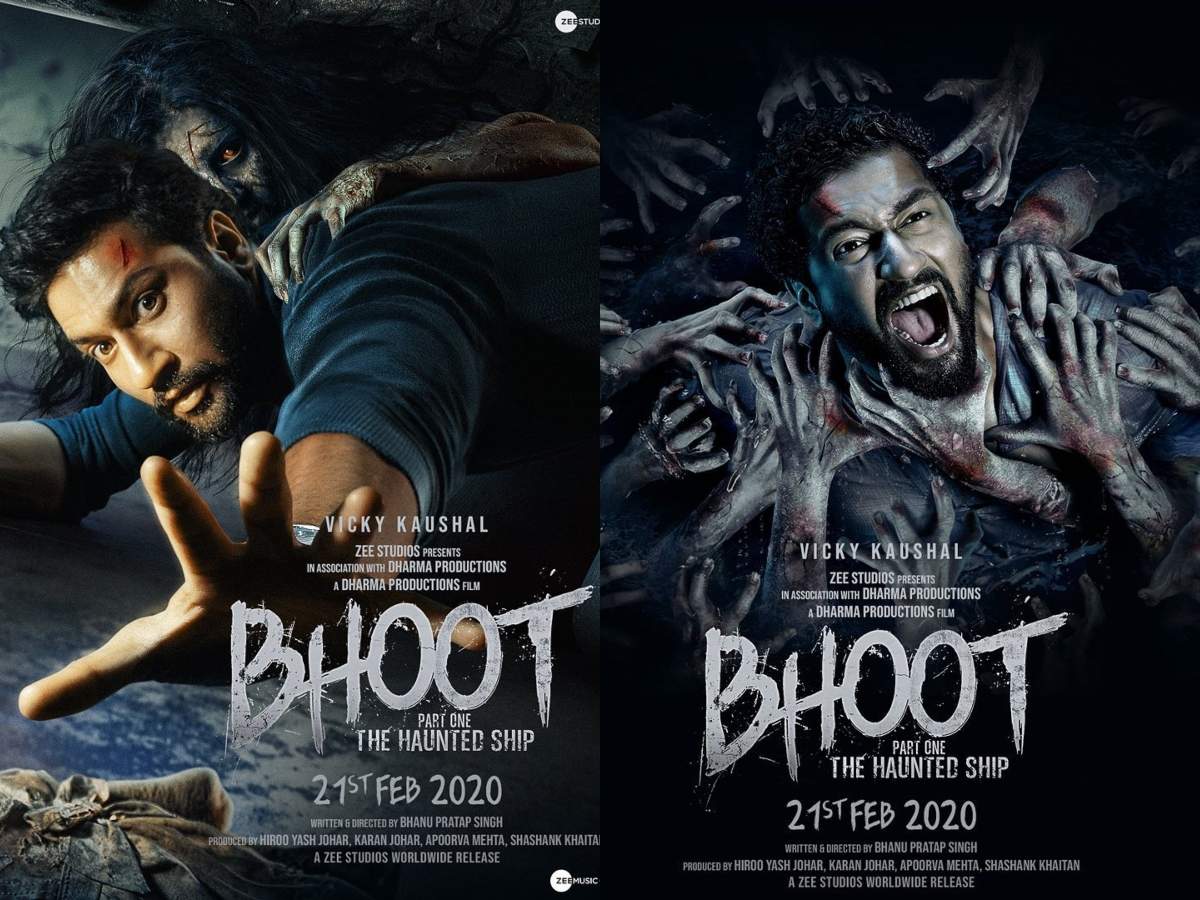 Bhoot Part One The Haunted Ship Karan Johar Shares New Spooky Posters Featuring Vicky Kaushal Hindi Movie News Times Of India