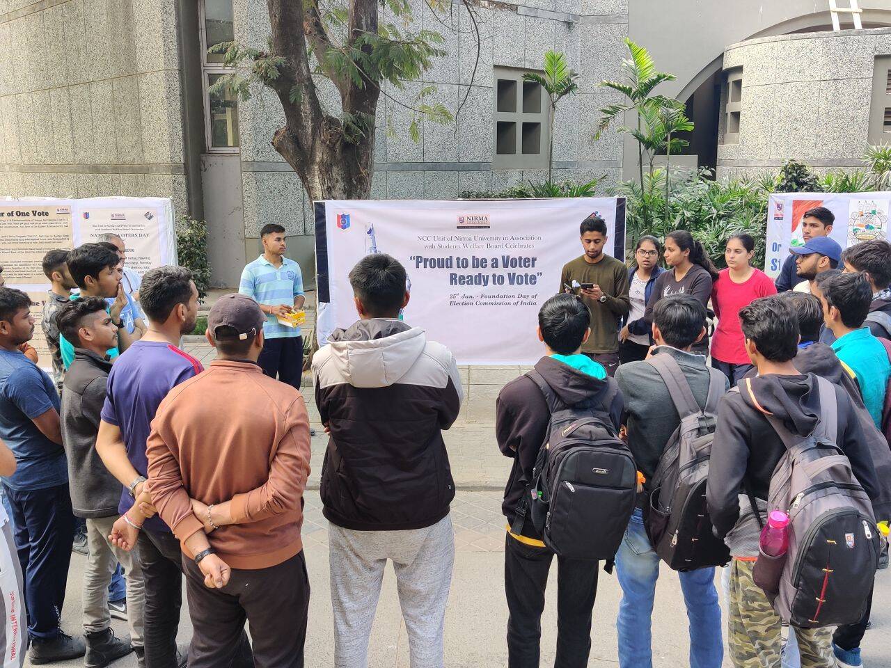 Nirma University Celebrates Voters Day Times Of India