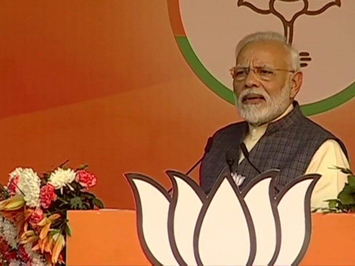 Live: PM Modi addresses mega rally in Delhi