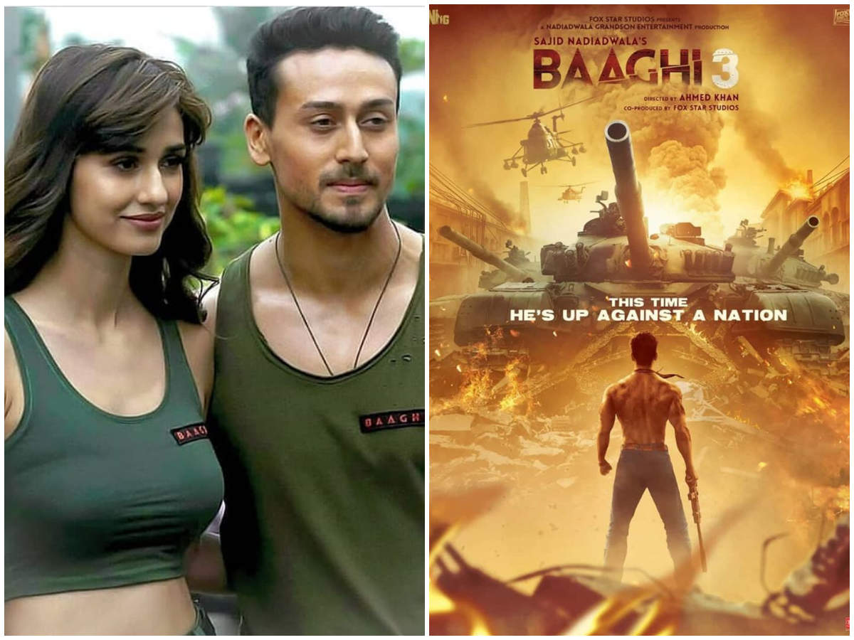 Disha Patani Is All Praise For Rumoured Beau Tiger Shroff S Baaghi 3 Poster Hindi Movie News Times Of India