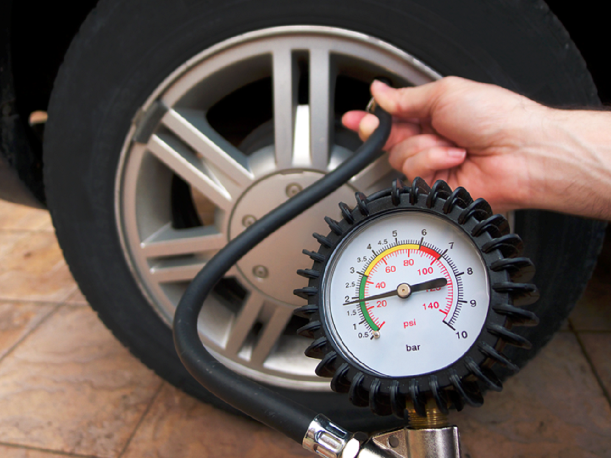 pressure gauge bike