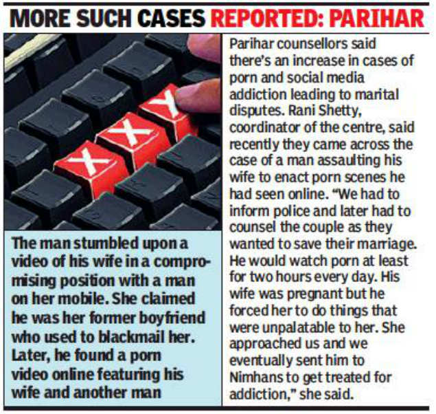 635px x 602px - Karnataka: Doctor wife forces techie husband to watch porn; he ...
