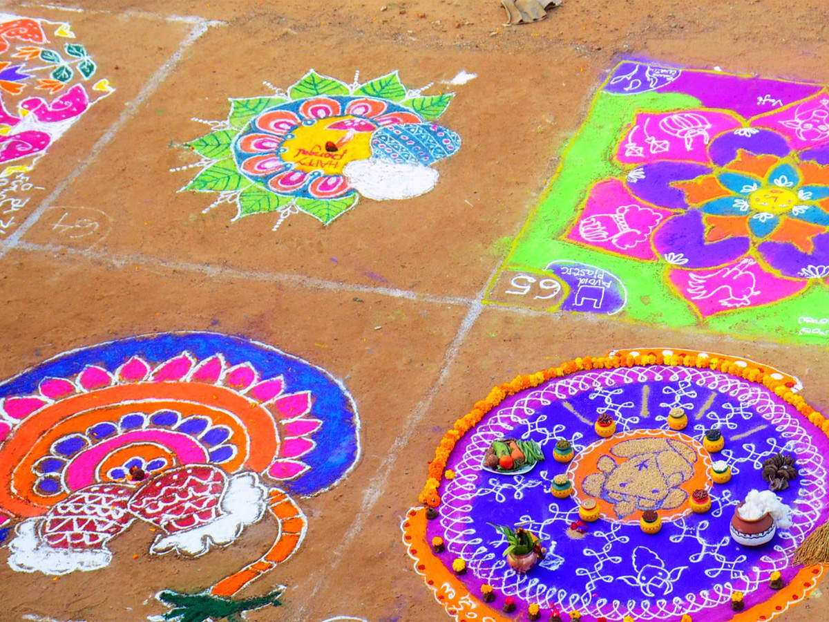 Rangoli competition to be held at metro station in Chennai - Times ...