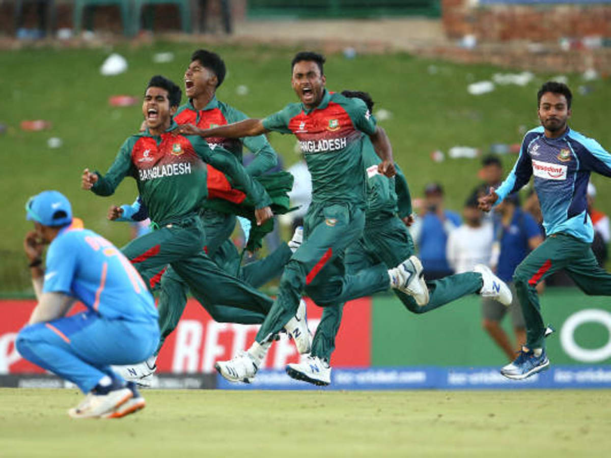 Icc U 19 World Cup Final Players Almost Come To Blows After Bangladesh S Win Over India Cricket News Times Of India
