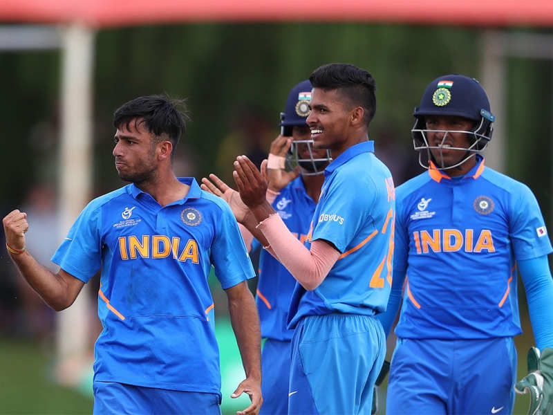 Indian team during a ICC U-19 World Cup match. (Getty Images)