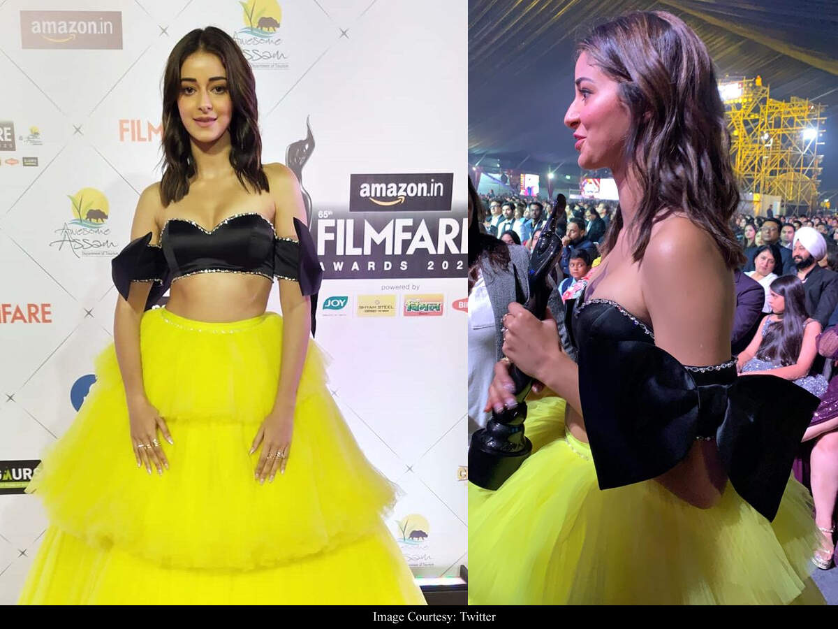 Image result for ananya pandey win filmfare