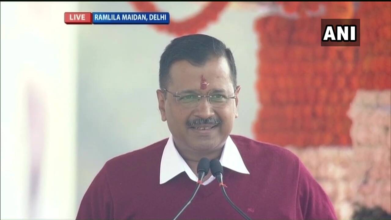 Live: Kejriwal set to take oath as Delhi CM