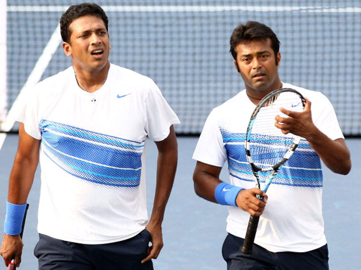 Leander Paes and Mahesh Bhupathi. (Getty Images)