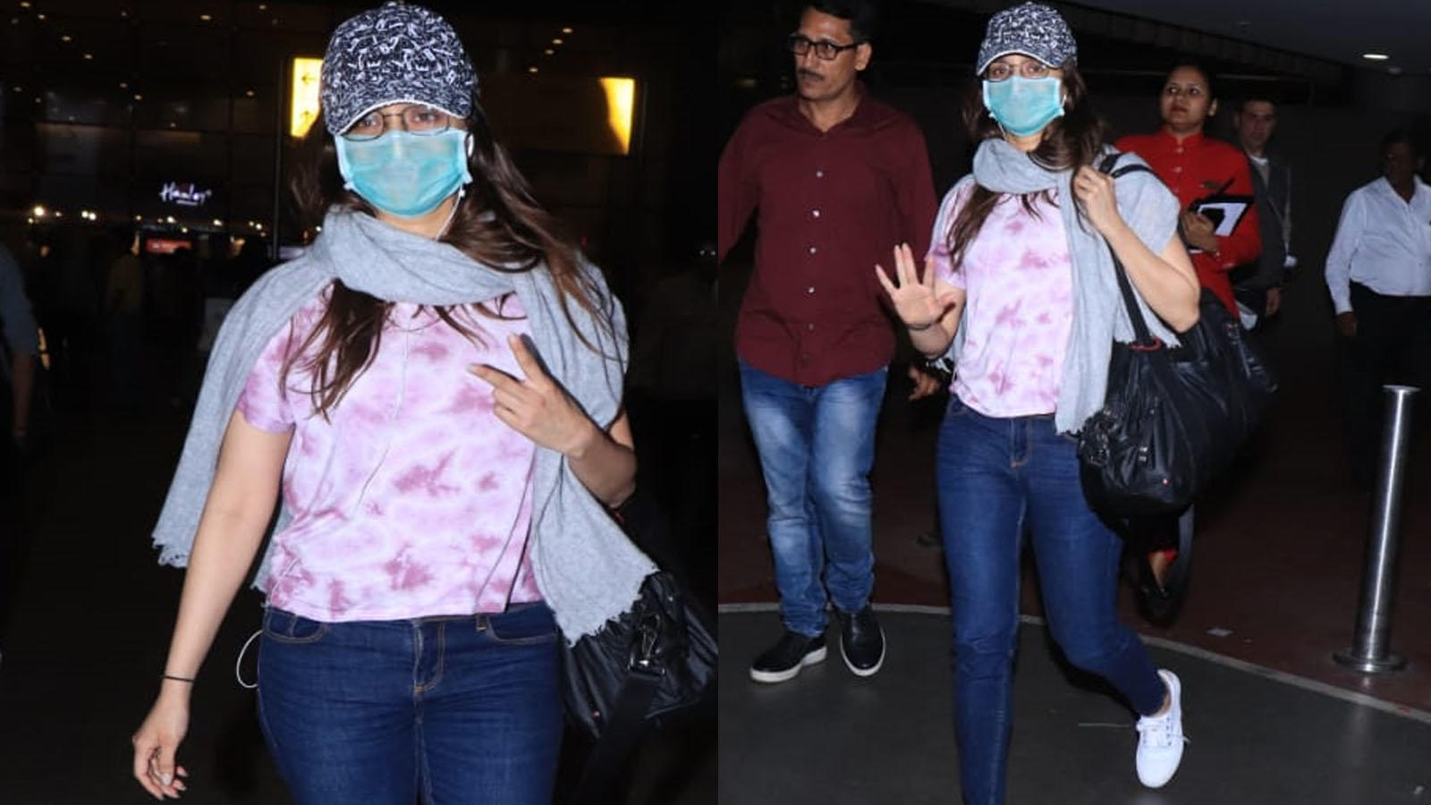 Photos: Ranbir Kapoor papped at the airport wearing a face mask as a  precaution from Coronavirus