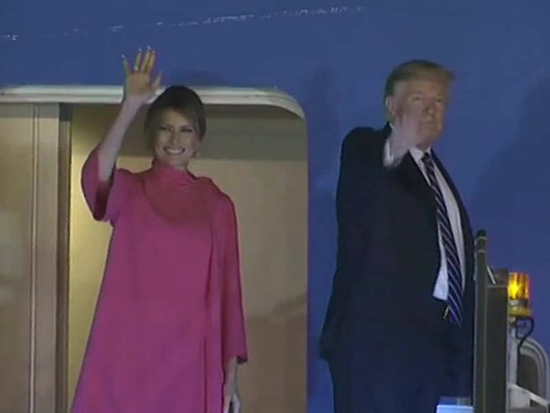 Live updates: Donald Trump, Melania pay homage at Rajghat