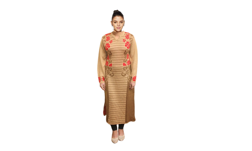Woolen kurtis for women who wear ethnic 