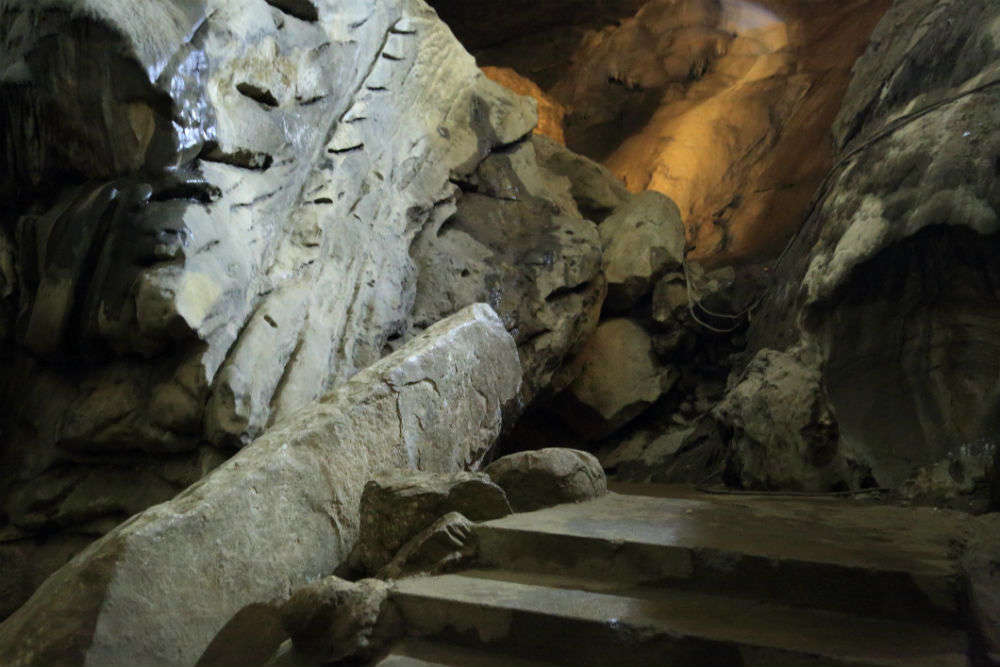 What makes million-year-old Borra Caves near Visakhapatnam so unique?