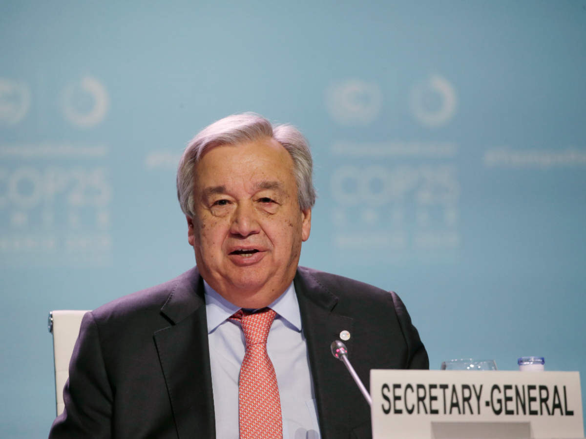 UN secretary-general Antonio Guterres (AP)