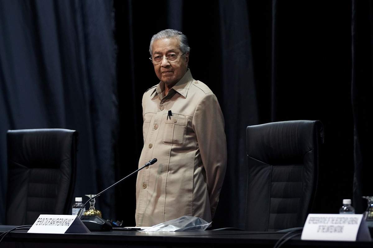 Malaysia's interim leader Mahathir Mohamad  (AP photo)