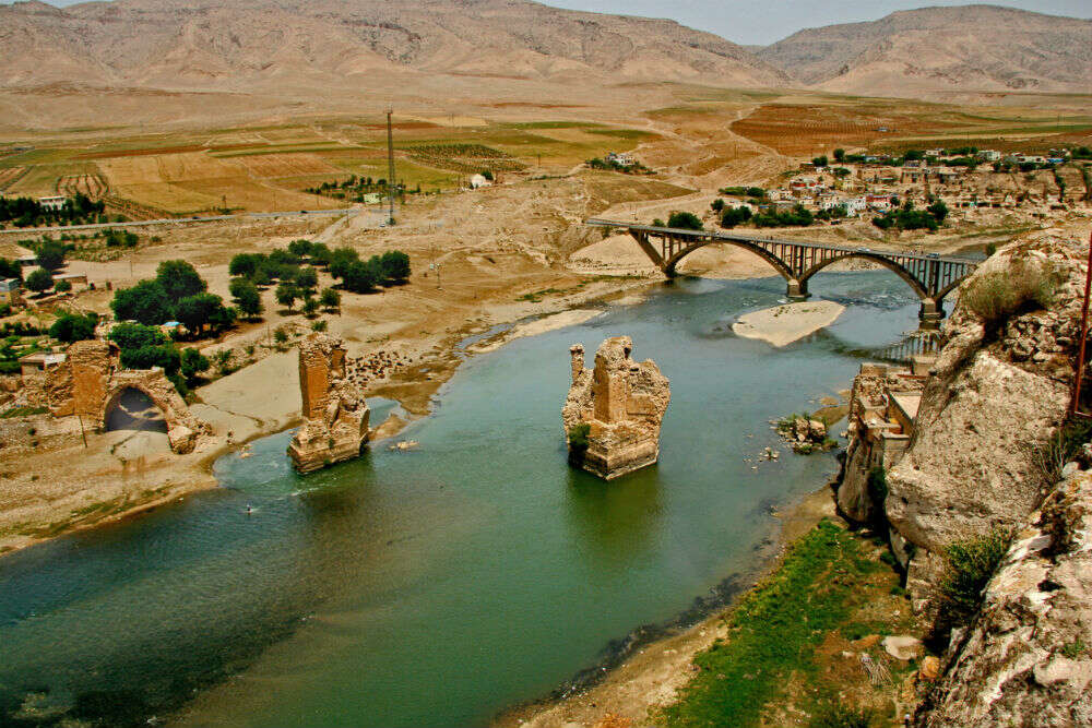 A 12000-year-old town in Turkey submerges underwater as the crowd watches on