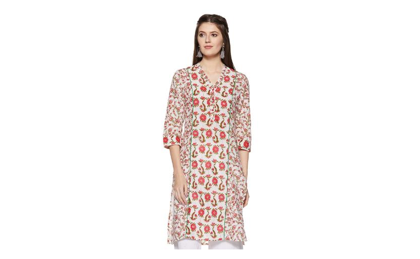 floral kurtis designs