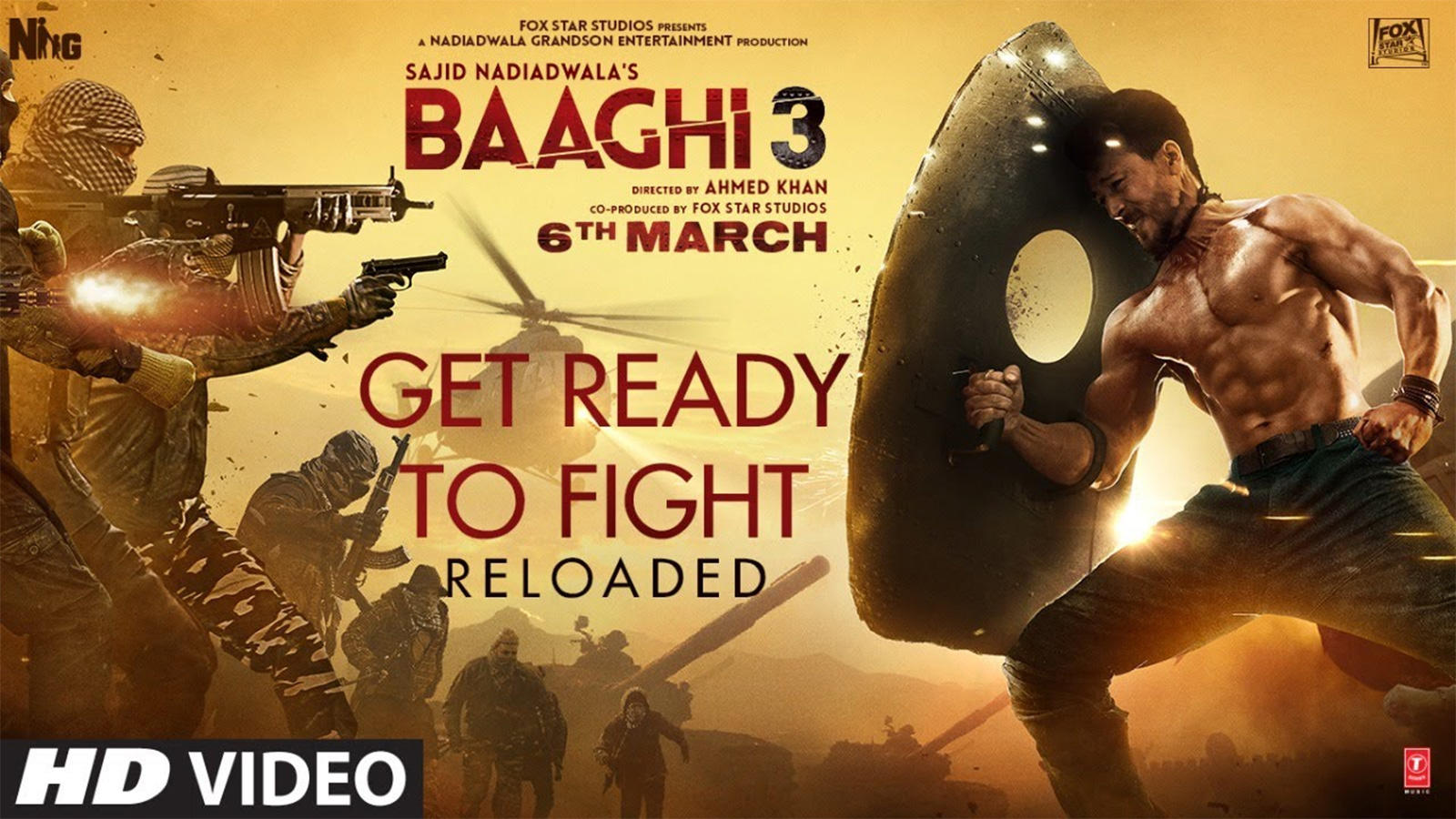 Baaghi 3 Song Get Ready To Fight Reloaded Hindi Video Songs Times Of India