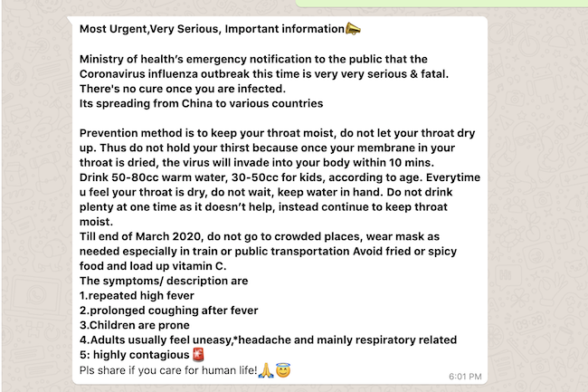 WhatsApp Coronavirus ile ilgili görsel sonucu
