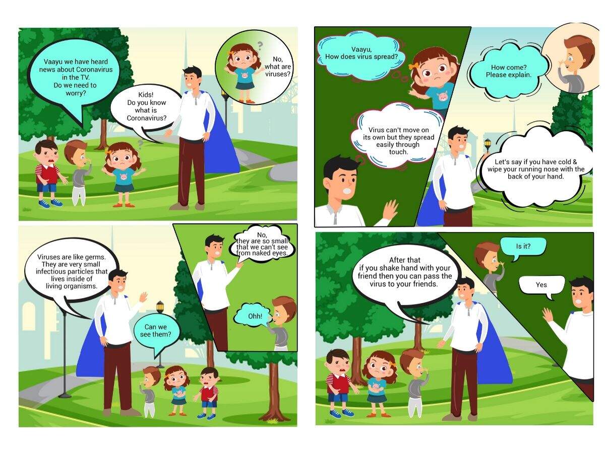 Government releases comic book for kids on Coronavirus awareness - Times of India Government releases comic book for kids on Coronavirus awareness - Times of India