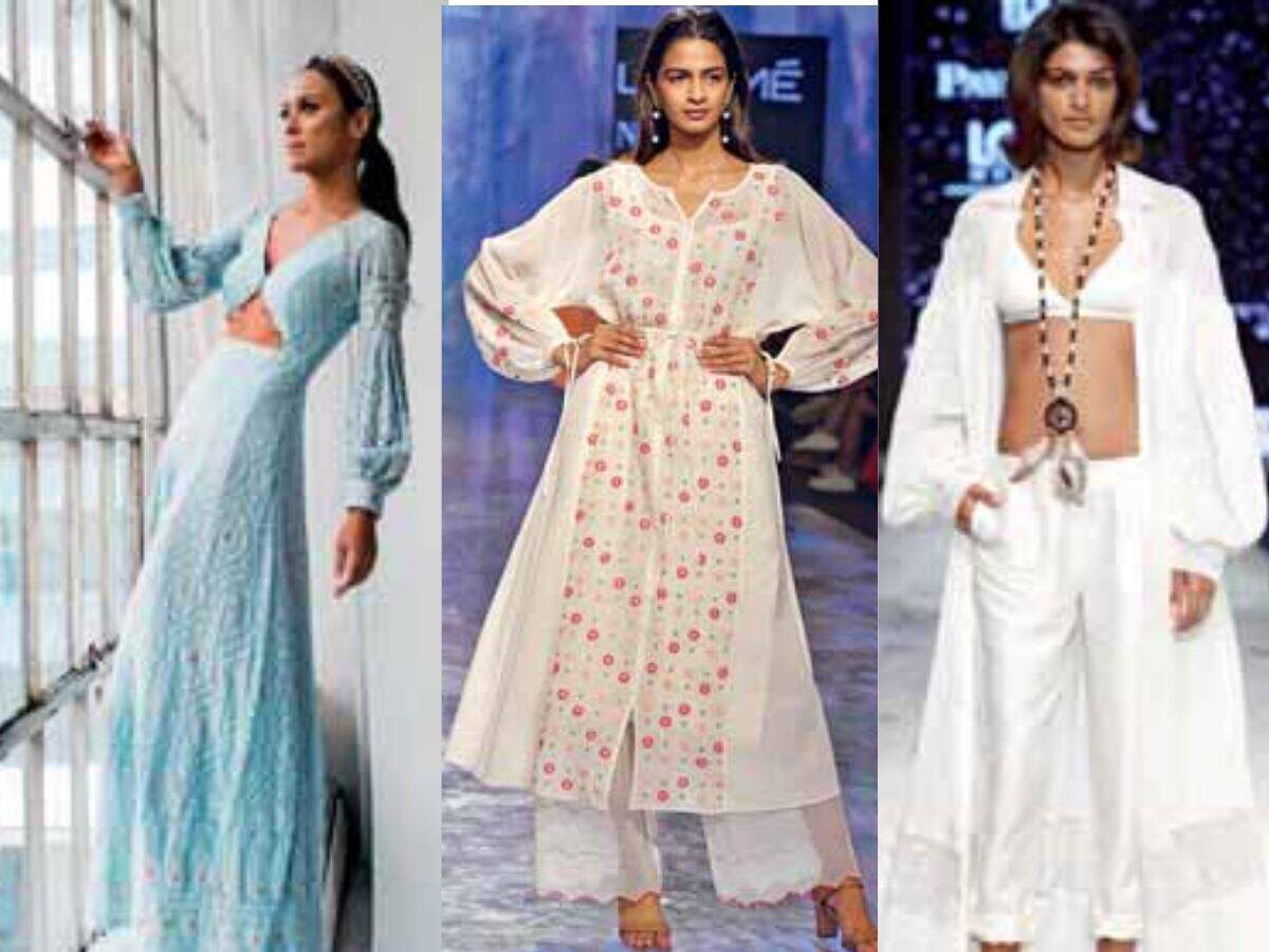 chikan work dresses