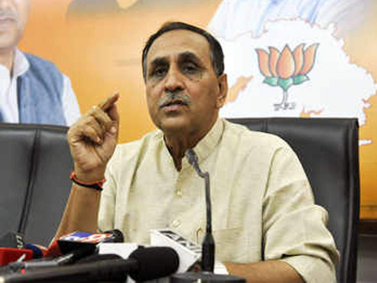 Gujarat chief minister Vijay Rupani said that each person from Gujarat who had gone to Delhi earlier this month to attend the markaz will be traced and quarantined. (File photo)