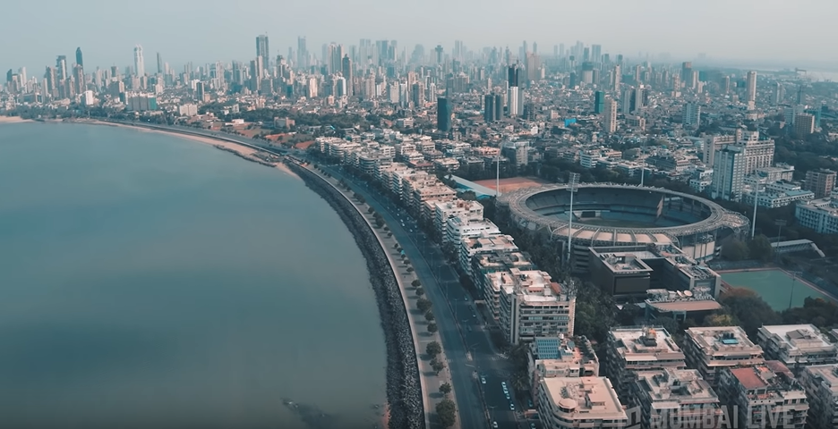 Mumbai like never before—aerial shot of  the city during lockdown
