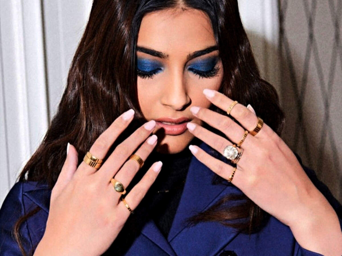 This Is How Sonam Kapoor Removes Gel Nail Polish At Home Times Of India this is how sonam kapoor removes gel