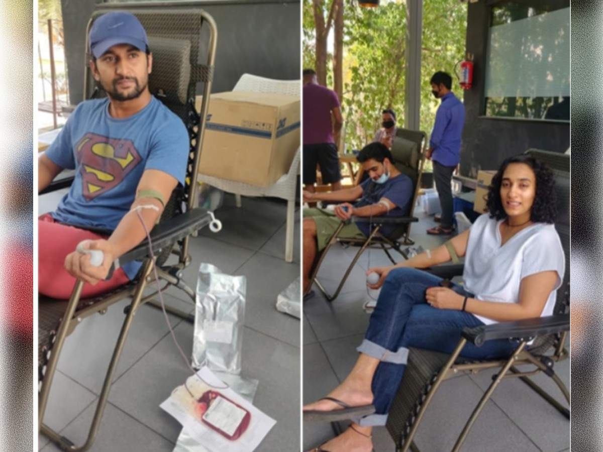 Nani And Wife Anjana Donate Blood During Coronavirus Crisis Telugu Movie News Times Of India