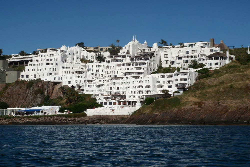 Casapueblo, this gorgeous handmade cliffside Uruguayan hotel took 36 years to complete