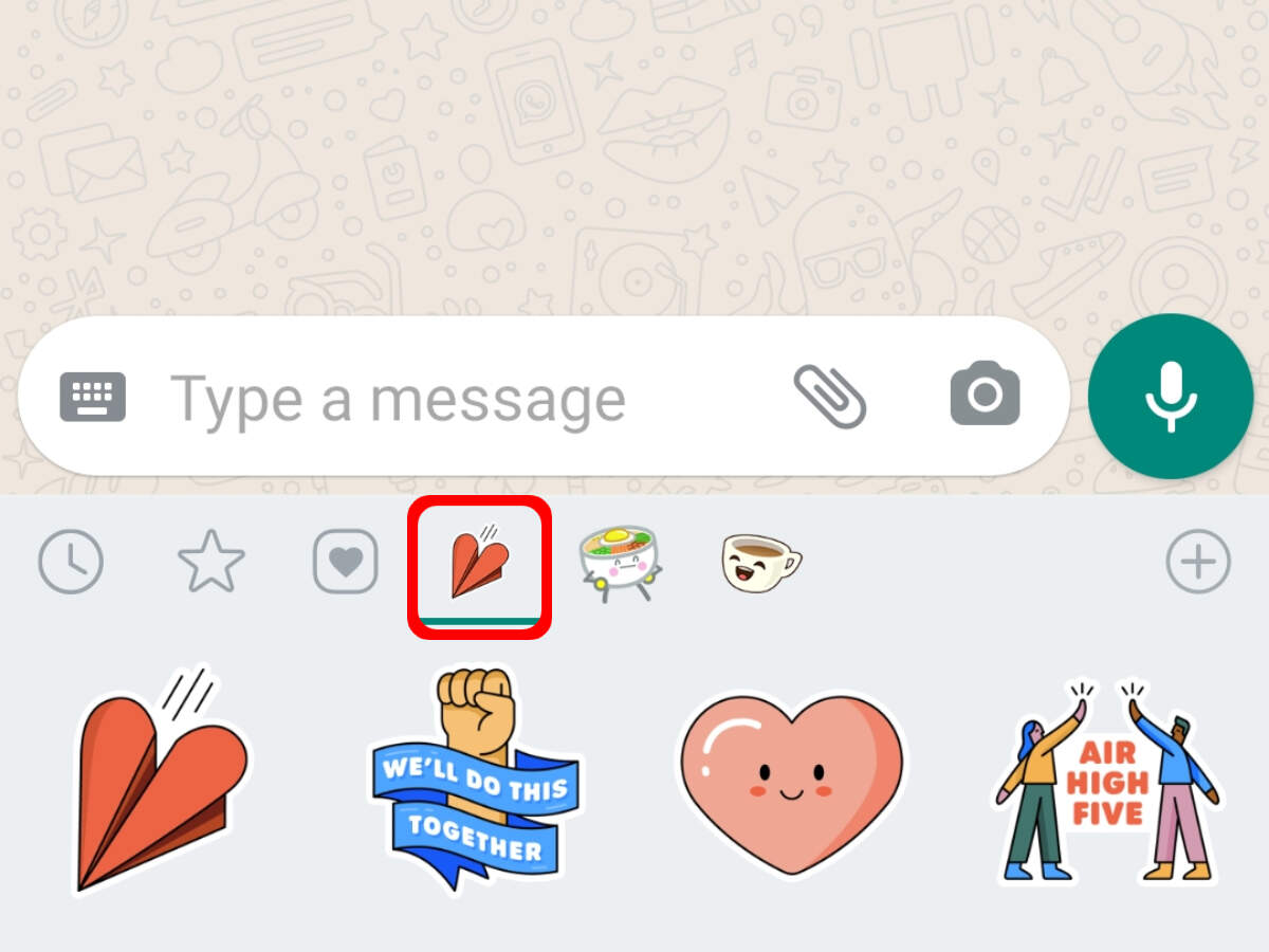 How to download the new Together at Home WhatsApp Stickers