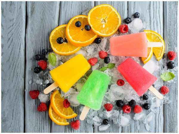 How about some fresh, fruit-based popsicles to beat the heat? 