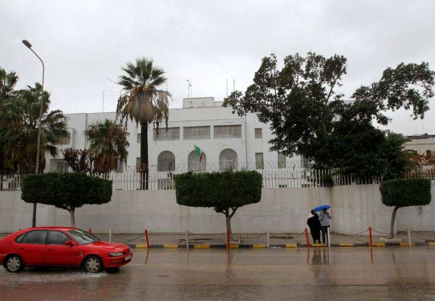 The Italian embassy in Tripoli (Reuters)