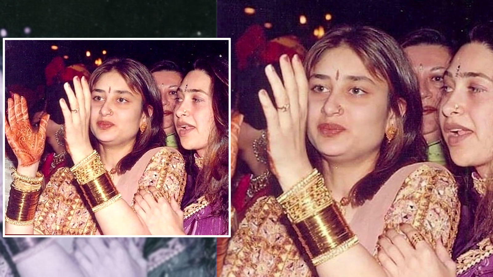 Kareena Kapoor Khan And Karisma Kapoor Look Unrecognisable In This Viral Throwback Picture Hindi Movie News Bollywood Times Of India