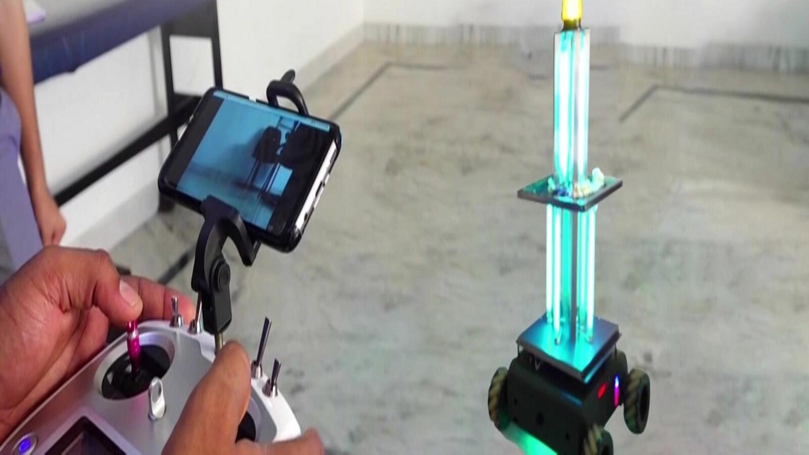 amazon uv light robot