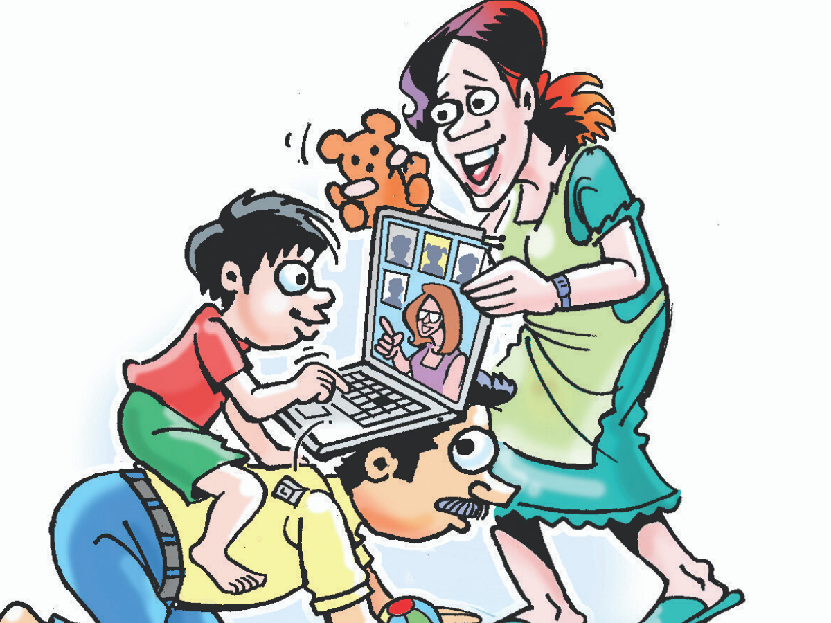 Parents wonder if online schooling is necessary for pre and primary kids |  Mumbai News - Times of India