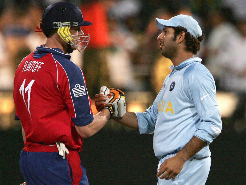 Yuvraj Recalls Heated Exchange With Flintoff During 2007 T20 World Cup Cricket News Times Of India