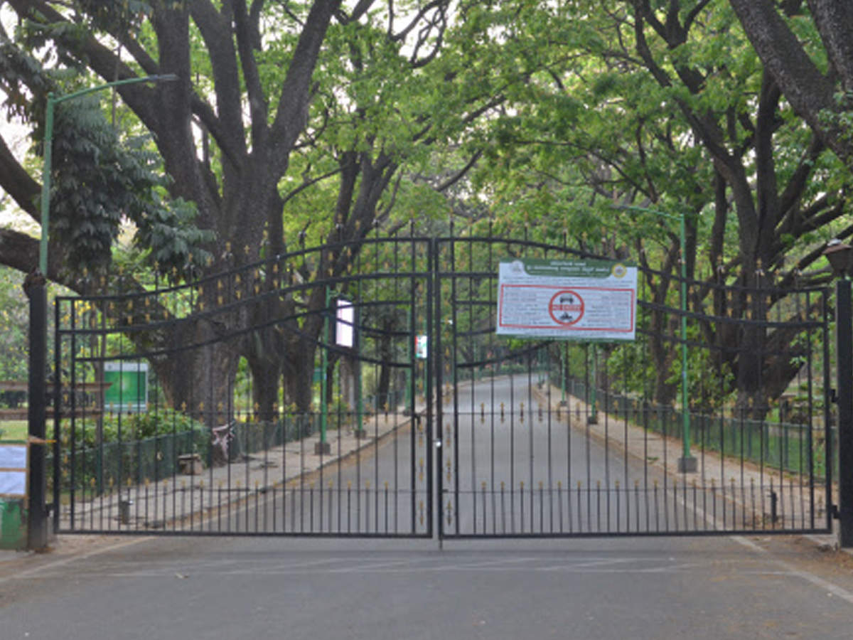 Entry to Cubbon Park has been banned after the lockdown was announced.