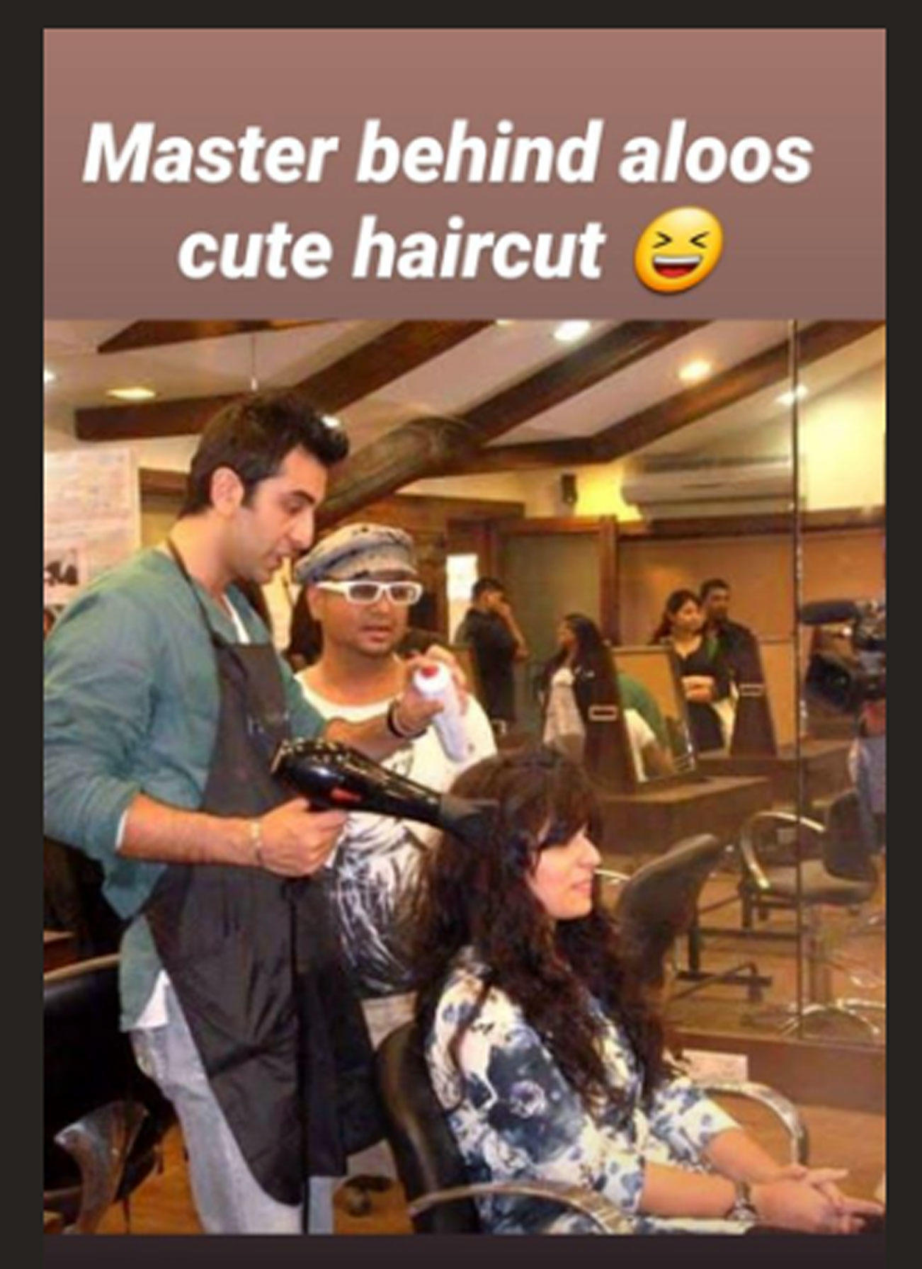 Throwback photo of Ranbir Kapoor cutting hair surfaces as fans guess he is  'loved one' who cut Alia Bhatt's hair | Hindi Movie News - Times of India