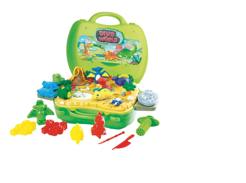 dinosaur play dough set