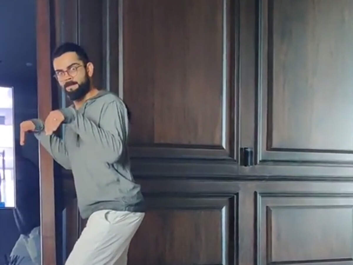 Virat Kohli Anushka Sharma Shares Hilarious Dinosaur Virat Kohli Video On Instagram Off The Field News Times Of India